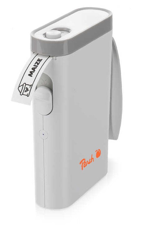 Peach PE110 – Beschriftungsgerät, Etiketten bis 14 mm, 203×203 dpi, 60 mm/s, USB/Bluetooth, Autoabschneider