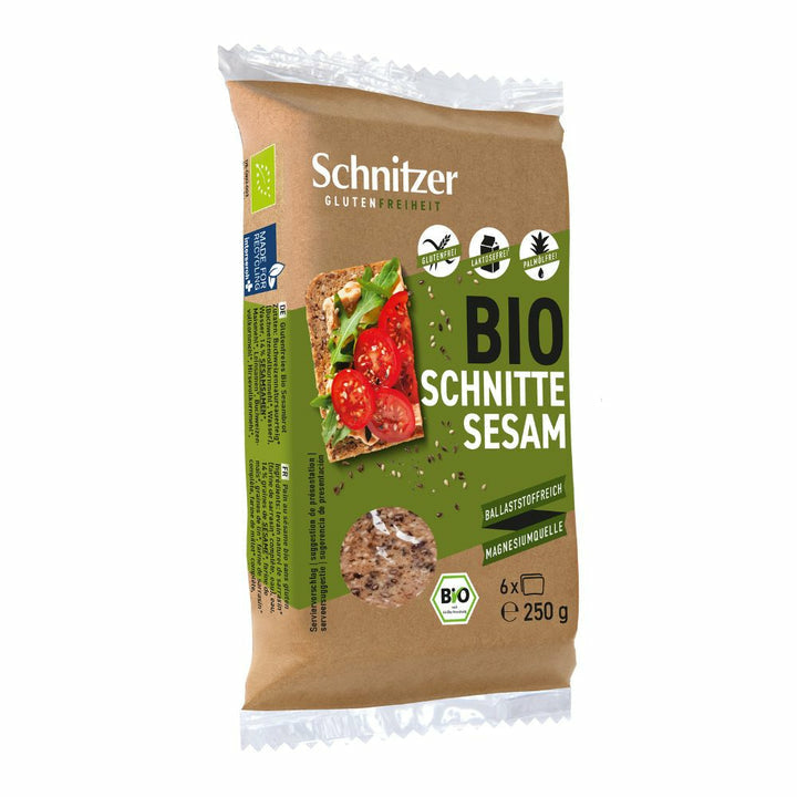 Schnitzer Sesambrot – Bio, glutenfrei – 250 g