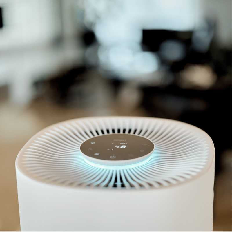 Ecofort Luftreiniger ecoQ CleanAir 600+ – CADR 680 m³/h, bis 130 m², HEPA 13, WLAN, App-Steuerung, 56 dB