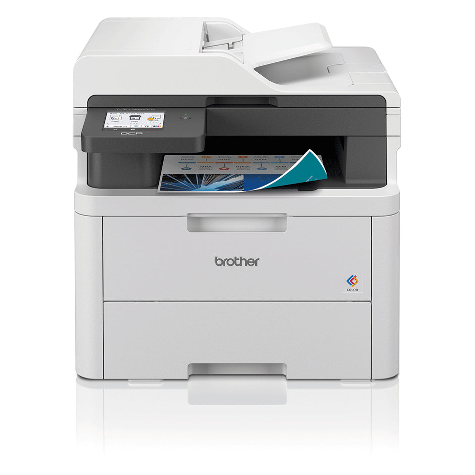 Brother DCP-L3560CDW – Farbiger Laser-MFP A4, 3-in-1 – USB/LAN/WLAN – Duplex, ADF – 26 Seiten/Min S/W, 26 Seiten/Min Farbe