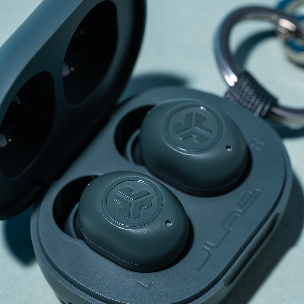JLab JBuds Mini TWS In-Ear – ANC, mit Ladecase, Grau, BT 5.3