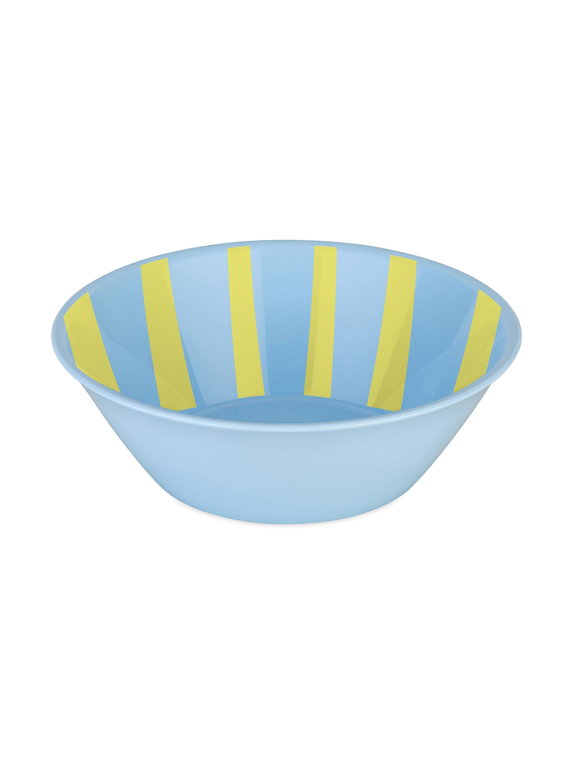 Koziol Snackschale Nora S Stripes – 250 ml, Ø 13,7 cm, Kunststoff (biozirkulär), spülmaschinenfest