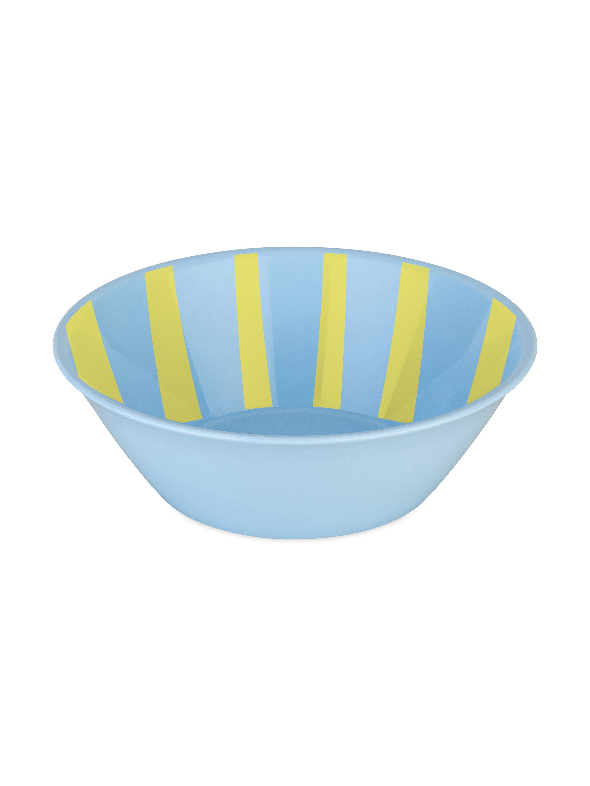 Koziol Snackschale Nora S Stripes – 250 ml, Ø 13,7 cm, Kunststoff (biozirkulär), spülmaschinenfest