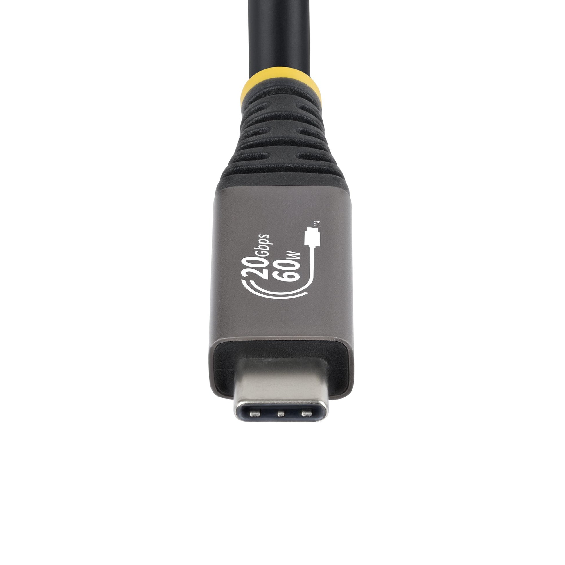 StarTech.com USB-C auf USB-C Kabel – USB4 20 Gbit/s – 3 m – PD 60 W – DP 2.1 (4K/120) – Schwarz