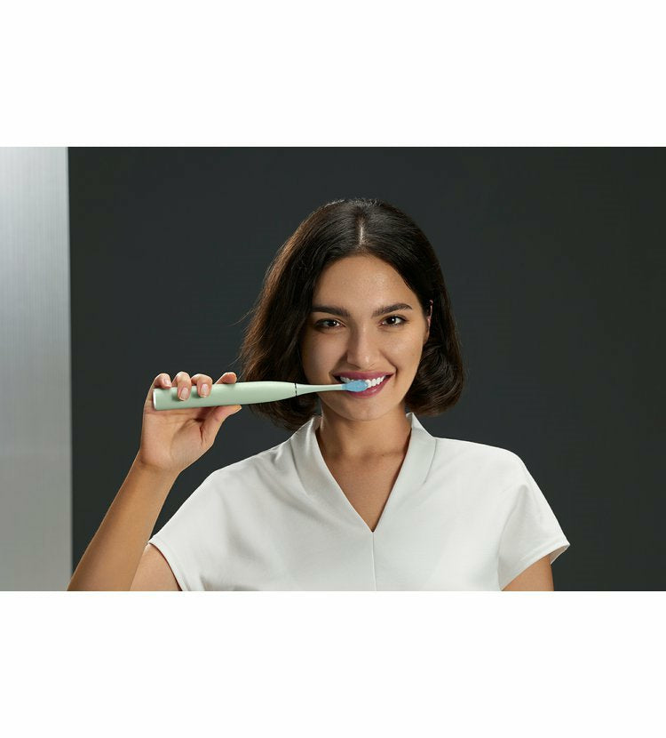 Oclean Elektrische Zahnbürste X Ultra S – Schall – 3 Bürstenköpfe – Grün