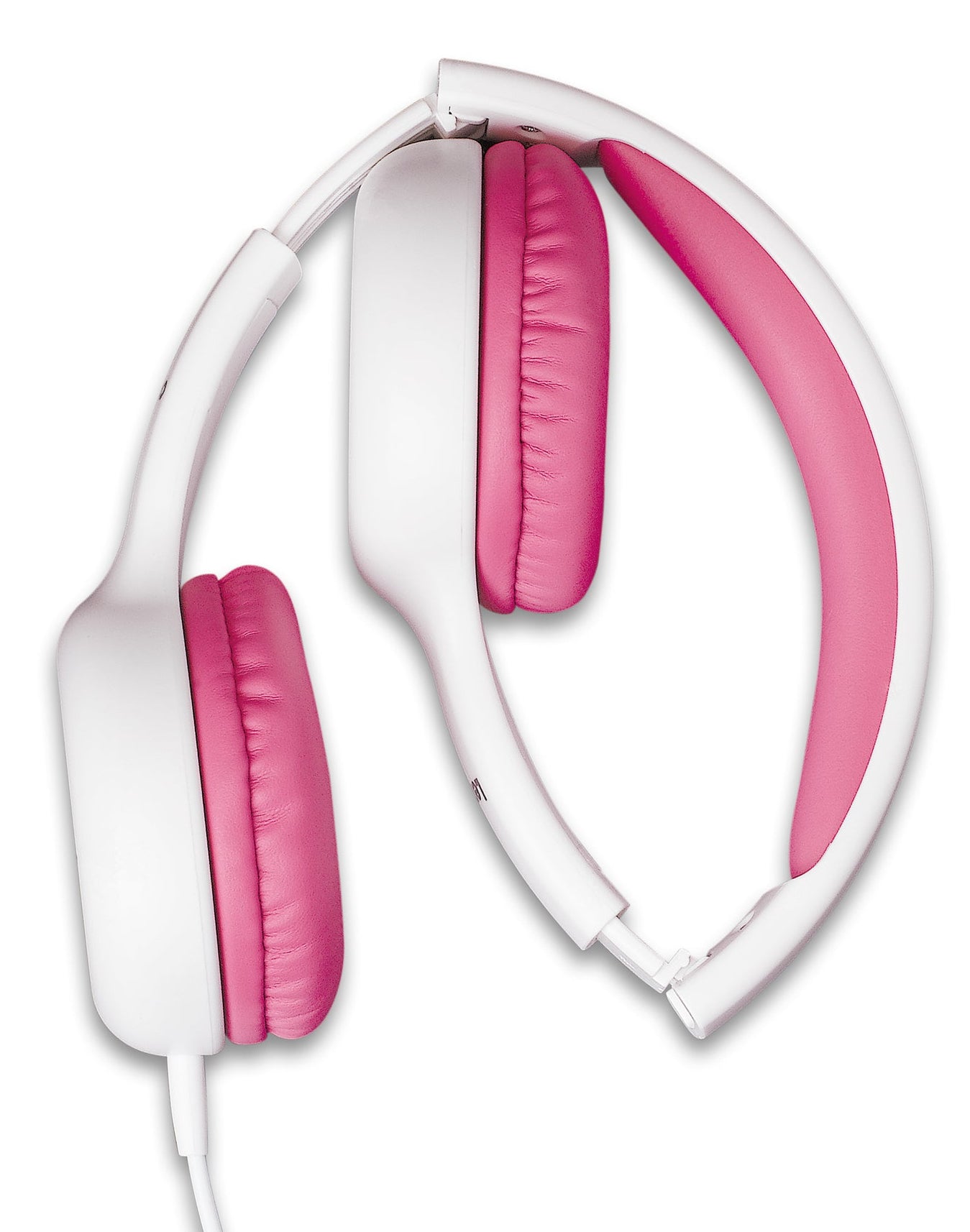 Lenco HP-010PK Kinderkopfhörer – On-Ear, Stereo, 3,5 mm Klinke, 85 dB Lautstärke-Limit, Pink