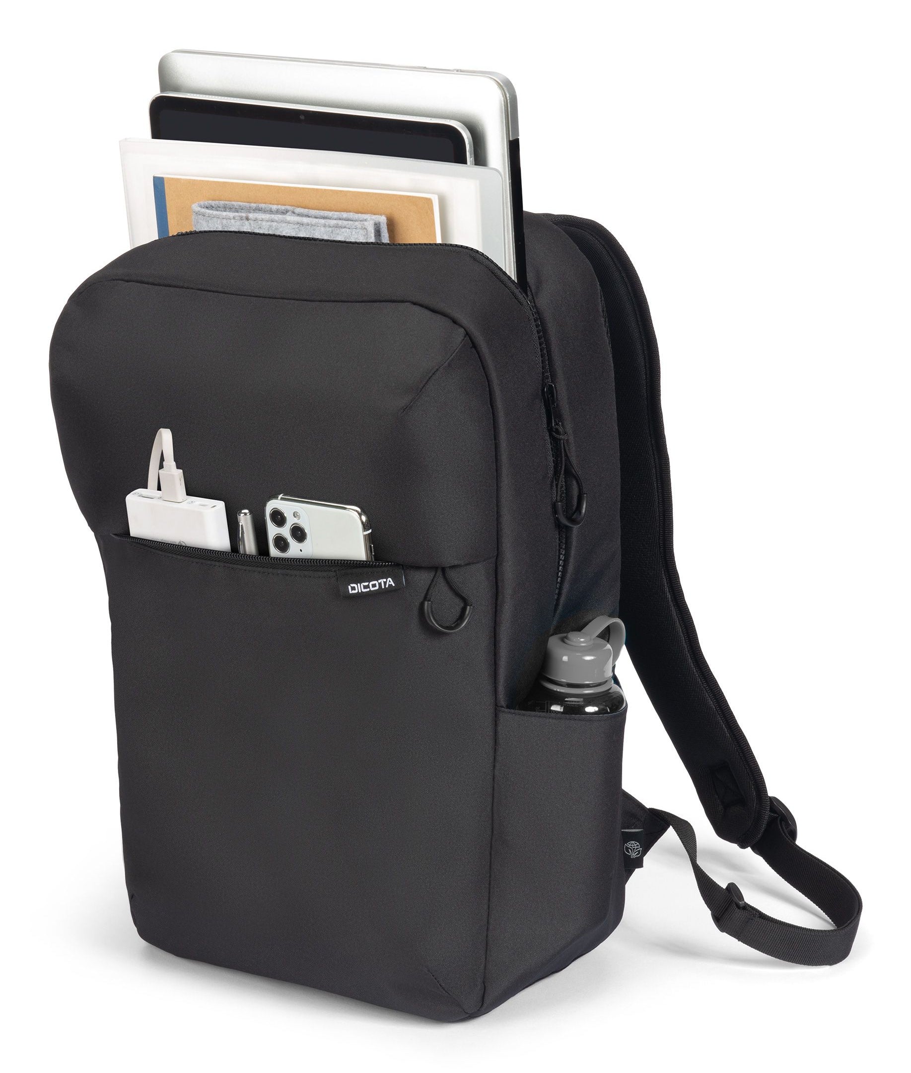 DICOTA Notebook-Rucksack bis 16" – 17 l – Schwarz