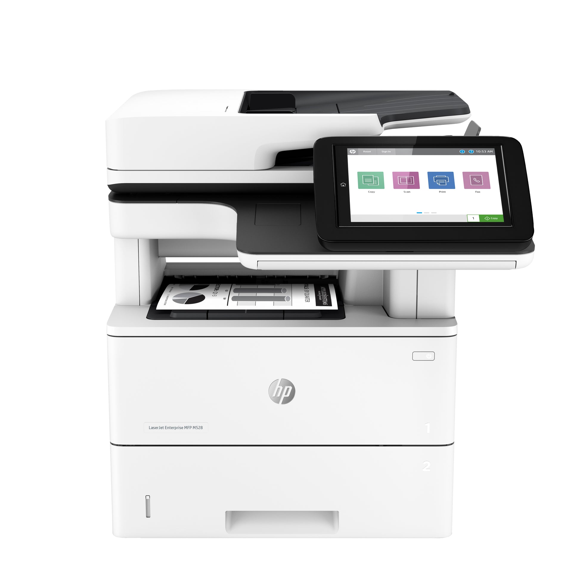 HP LASERJET ENTERPRISE M528DN – S/W Laser-MFP A4, 3-in-1 – LAN – Duplex – 43 Seiten/Min S/W
