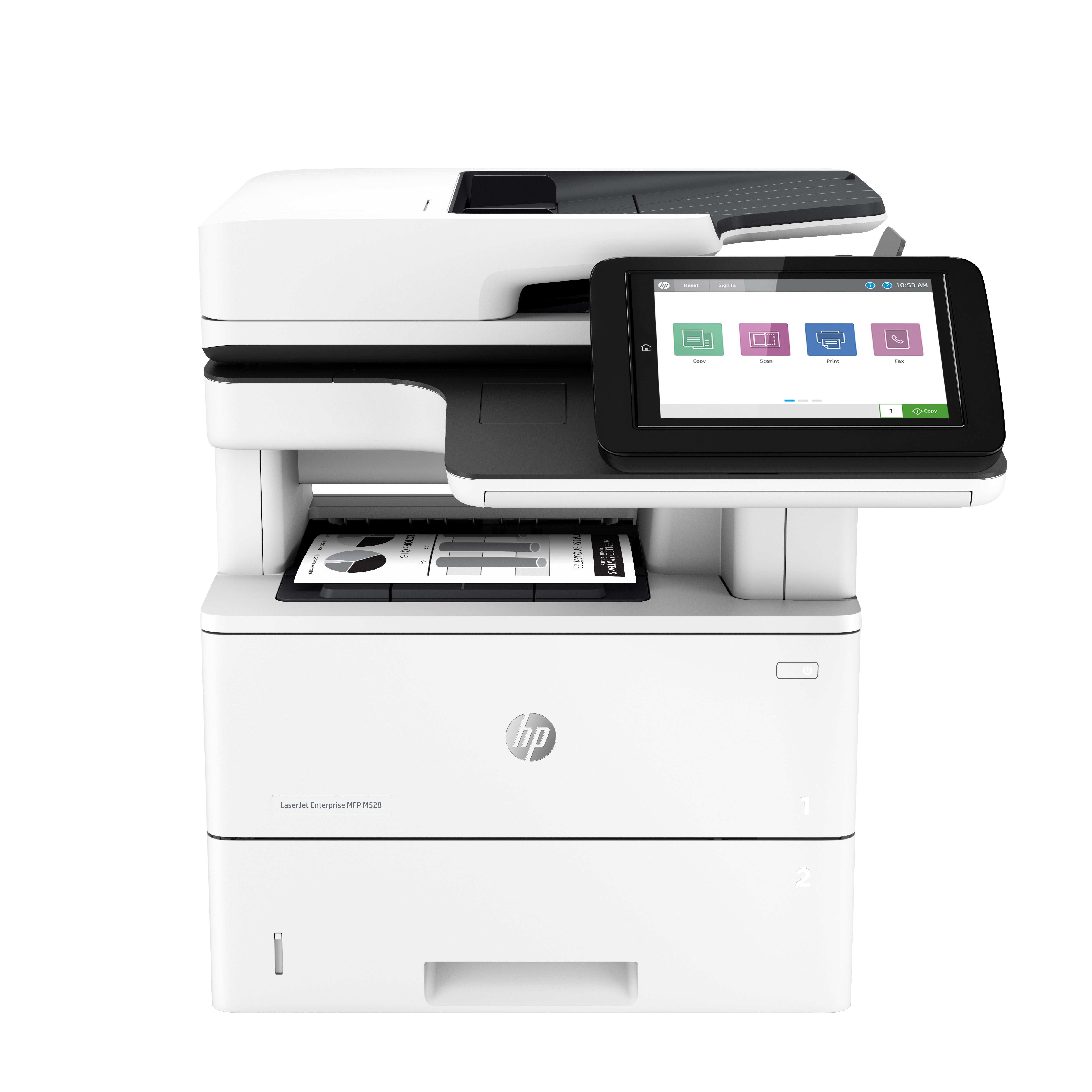 HP LASERJET ENTERPRISE M528DN – S/W Laser-MFP A4, 3-in-1 – LAN – Duplex – 43 Seiten/Min S/W