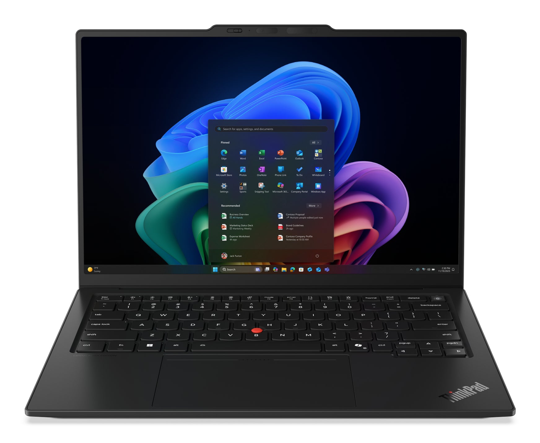 Lenovo ThinkPad X1 Carbon Gen 14 – 14" WUXGA Touch, Core Ultra 5 325, 32 GB, 512 GB SSD, Win 11 Pro