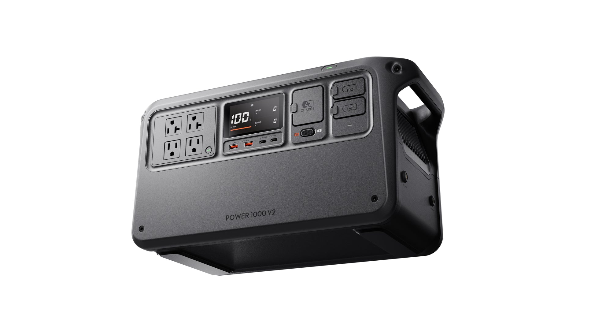 DJI Power 1000 V2 – Powerstation, 1024 Wh, 2600 W AC, LiFePO4, 6× AC, LCD, Wireless Charger