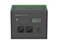 APC OffGrid 730 – Powerstation, 738 Wh, 700 W AC, Li‑Ion, 2× Schuko (Typ F), LCD, Kabelloses Laden