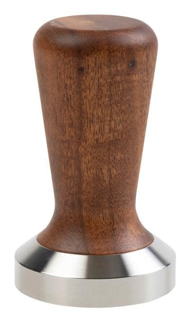 Furber. FURBER – Tamper Ø 5,3 × 5,3 cm, Akazienholz/Edelstahl, Braun/Silber