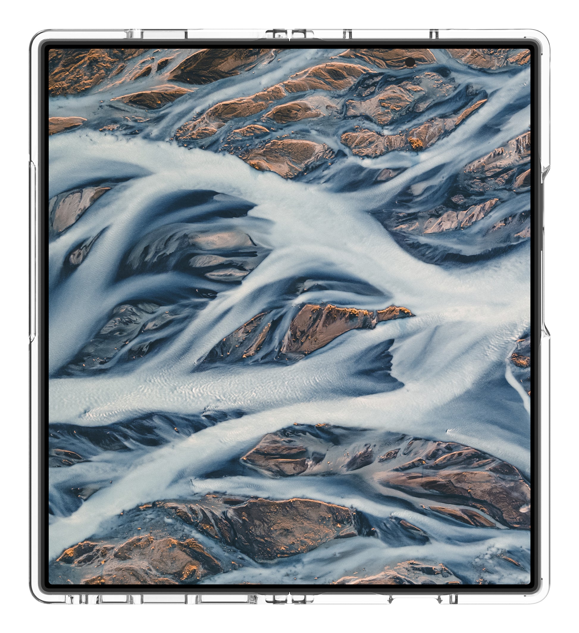 dbramante1928 Iceland Pro Backcover – für Samsung Galaxy Z Fold 7, Transparent, bis 3 m sturzsicher