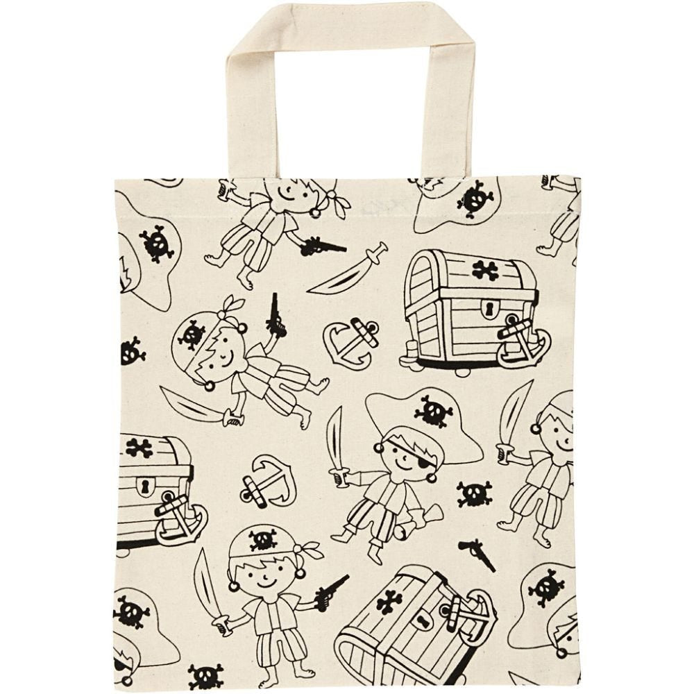 Creativ Company Stofftasche, Baumwolle, Piratenmotiv