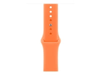 Apple 46 mm – Sportarmband, Clementine, M/L