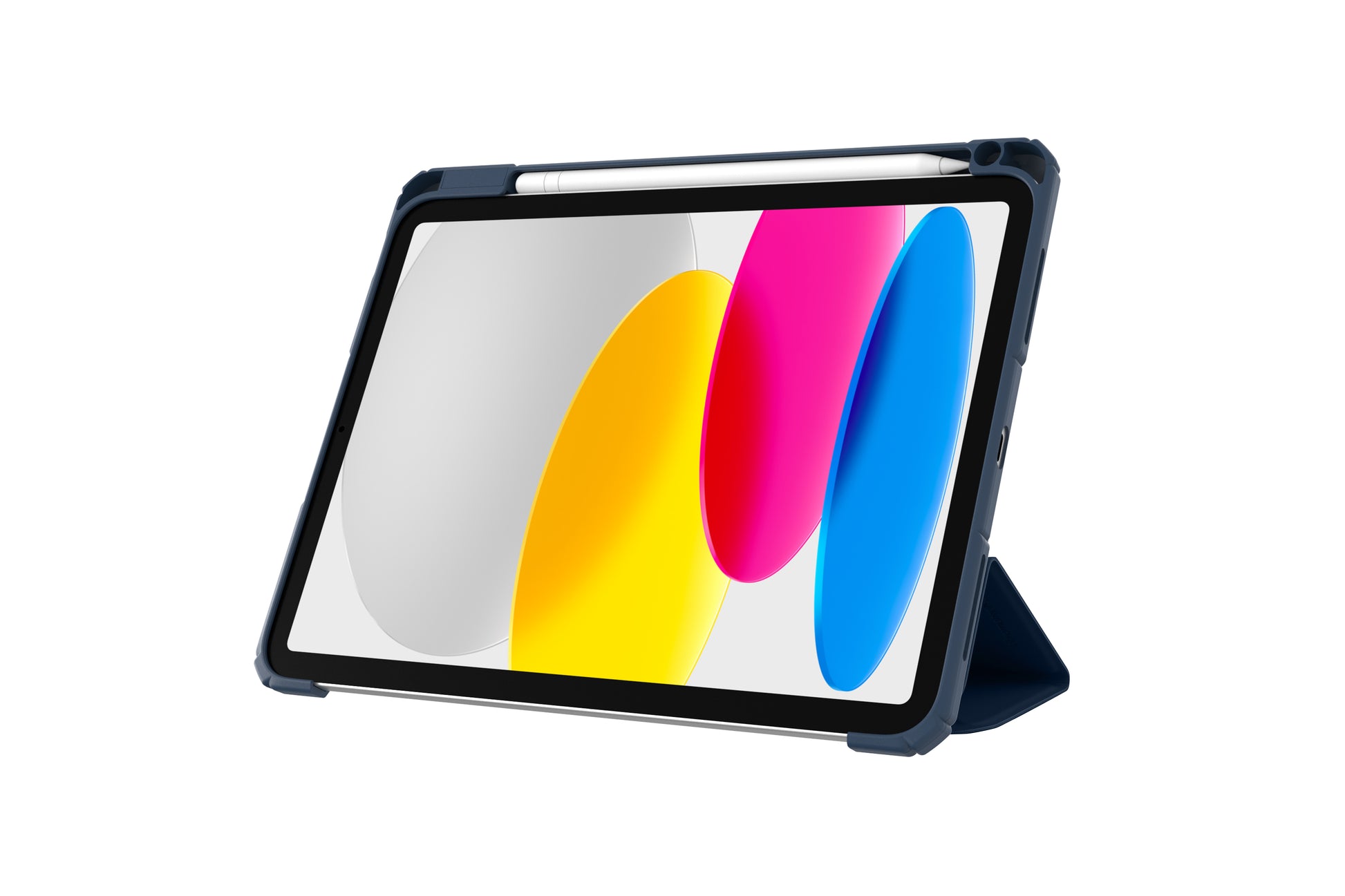 dbramante1928 London Tablet-Hülle für iPad 10,9" (10. Gen.) – Pazifikblau