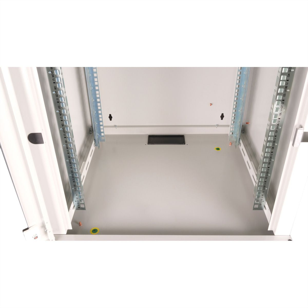 ROLINE Pro – 19" Wandverteiler 12U, IP20, abschliessbar, 600 × 600 × 640 mm, lichtgrau, Stahl