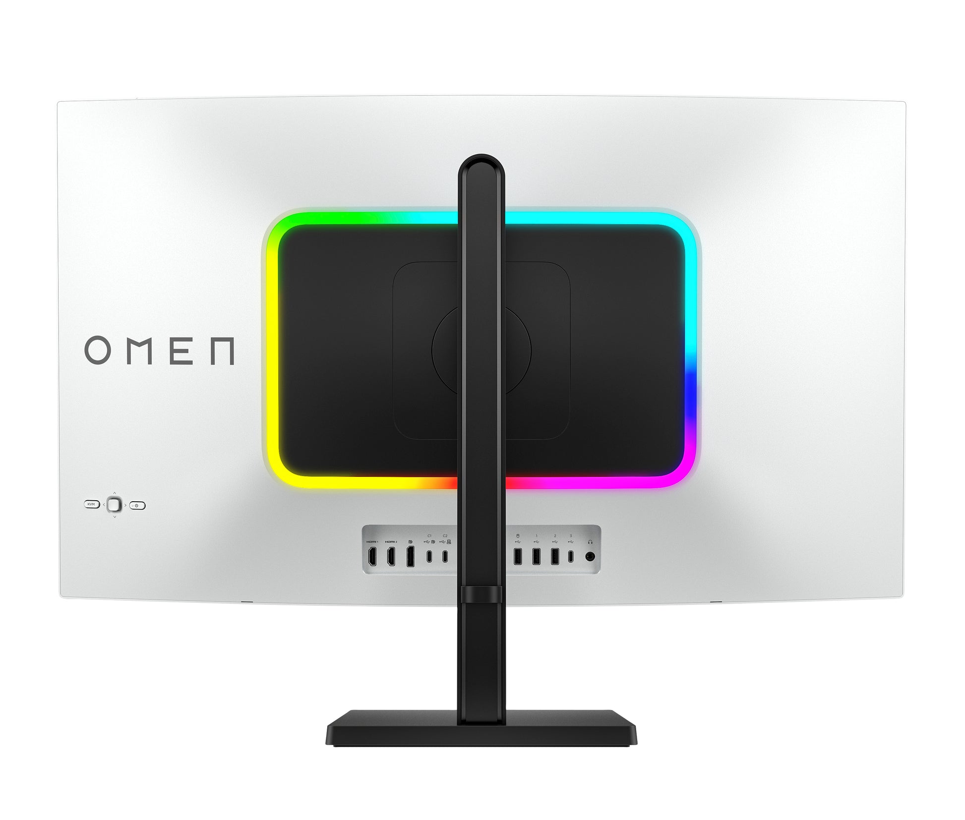 HP OMEN Transcend 32 – Monitor, 31,5", OLED, 240 Hz, 250 cd/m², KVM, USB-C, VESA 100 × 100, Weiss