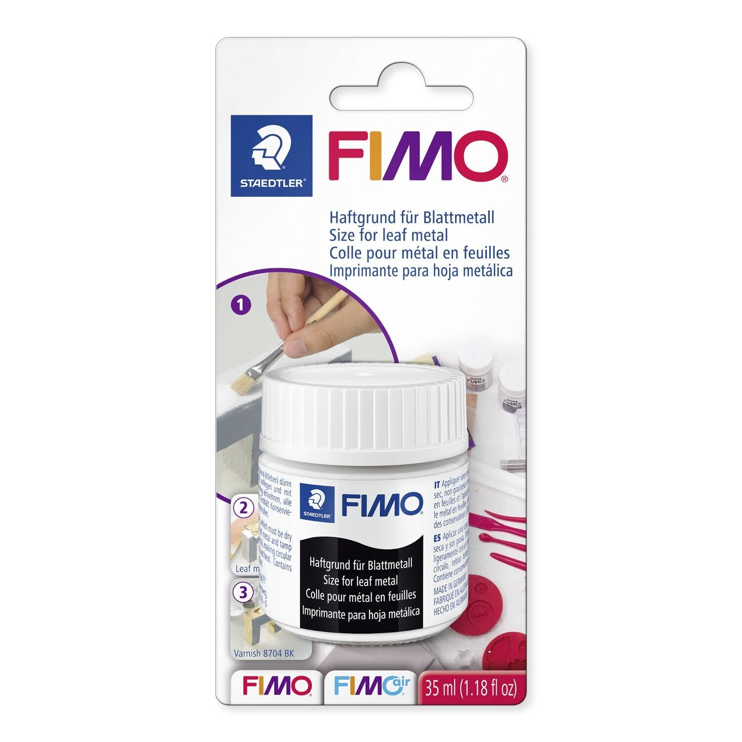 Staedtler FIMO Haftgrund für Blattmetall – 35 ml