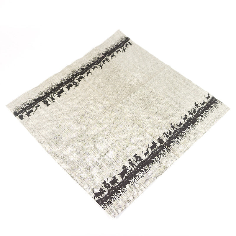 Trendform Servietten Swiss Linen, mehrfarbig – 33 × 33 cm, 3-lagig – 20 Stück