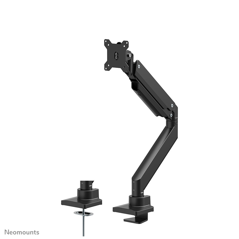 Neomounts D775 Blackplus – Monitorarm, Tischklemme, Tischdurchführung, bis 49", höhenverstellbar, Gasfeder