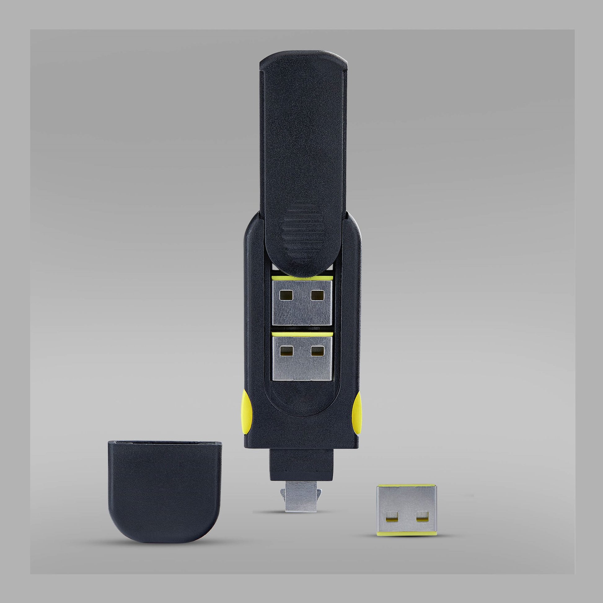 StarTech.com Schnittstellenblockierung + Schlüssel – USB-A – Schwarz – für USB Typ-A – 4er-Set