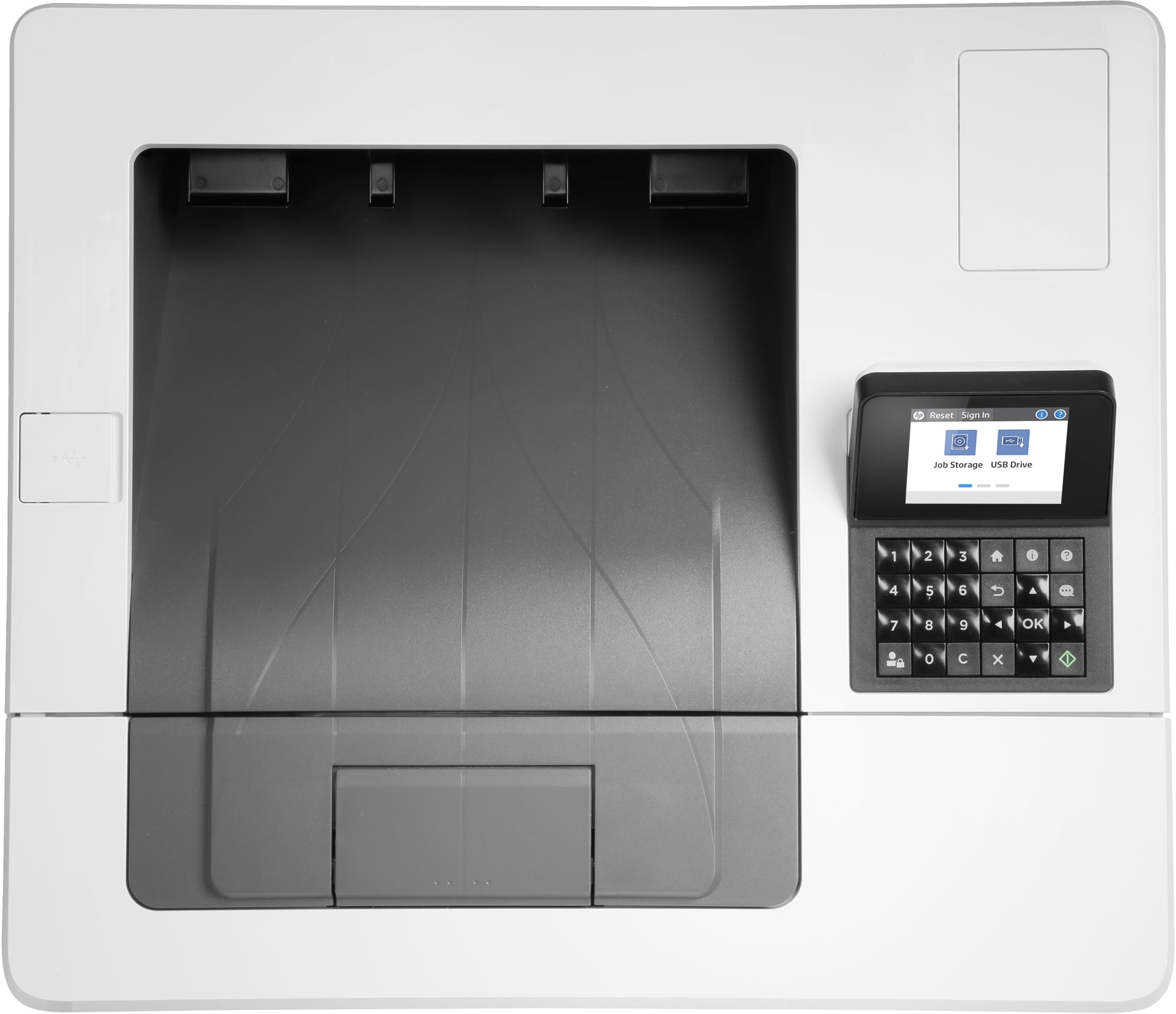 HP LaserJet Enterprise M507dn – A4, S/W, Duplex, 43 S./Min., 1200 × 1200 dpi, LAN/USB, Papier: 650 Blatt