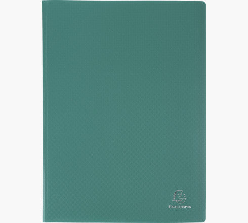 Exacompta Sichtbuch 8523E für A4, 20 Hüllen – Polypropylen (PP) – grün
