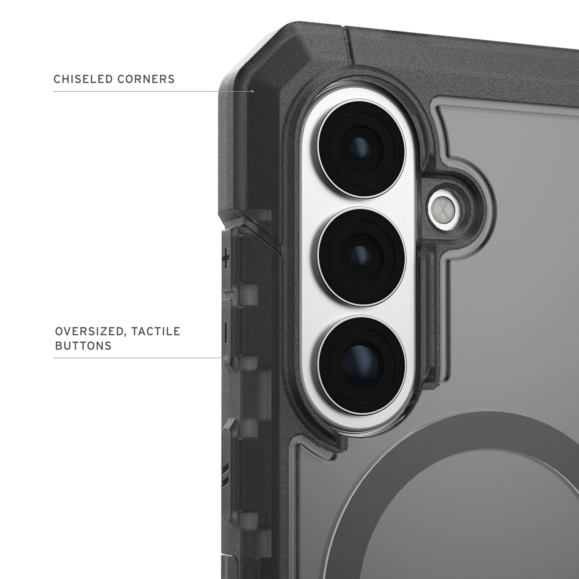 Urban Armor Gear UAG Trooper Backcover – für Samsung Galaxy S26, MagSafe, mit Ständer, Kunststoff, Grau