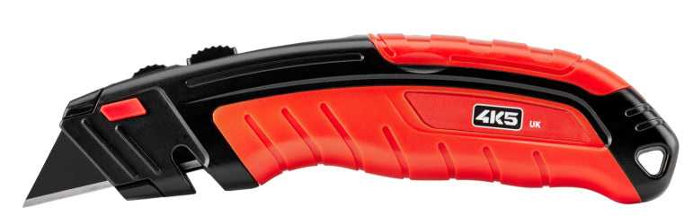 Laserliner UK – Abbrechmesser 50 mm, einziehbar mit Sperre, ABS-Kunststoff, rot
