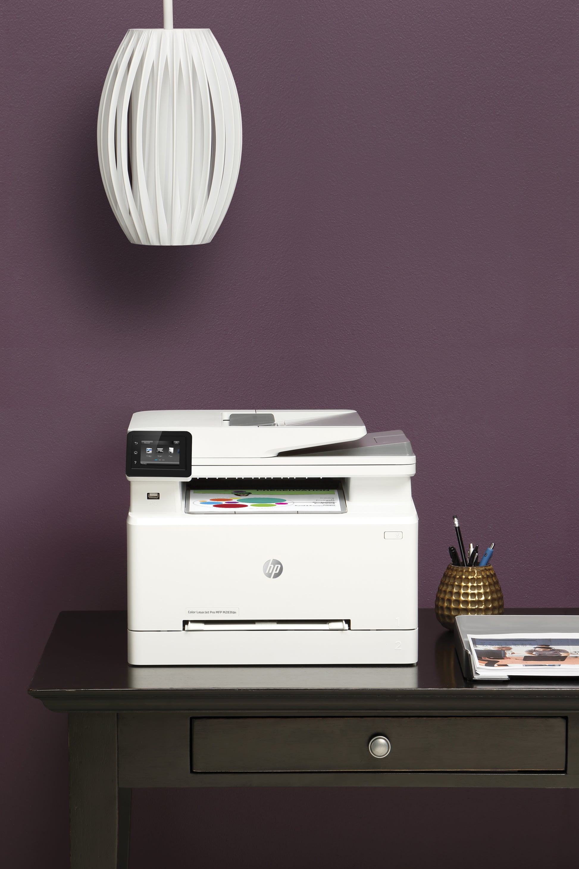 HP Color LaserJet Pro MFP M283fdn – Farblaser-Multifunktionsdrucker, A4, 4-in-1, Duplex, ADF, LAN, AirPrint