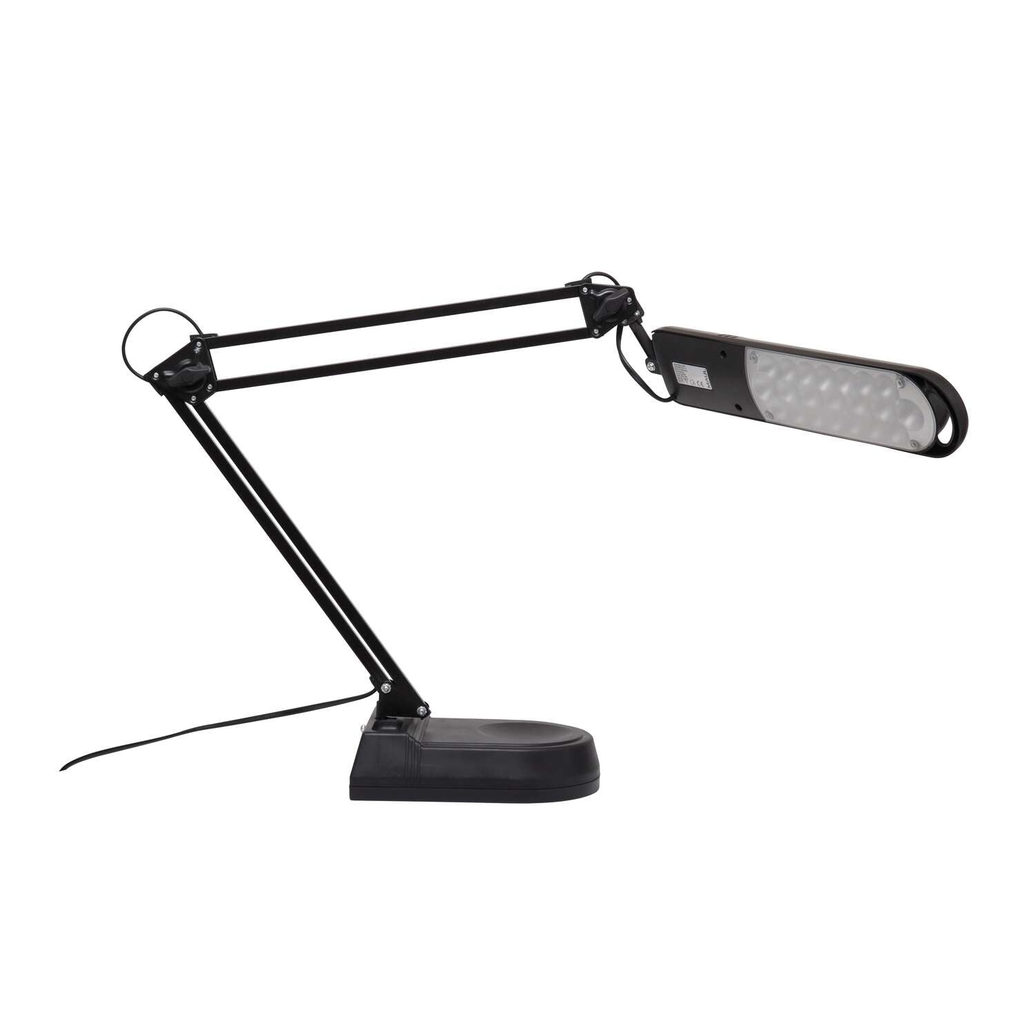 MAUL LED Tischleuchte Atlantic – drehbar, neigbar, Standfuss – 5'800 K – 400 lm 9 W – schwarz