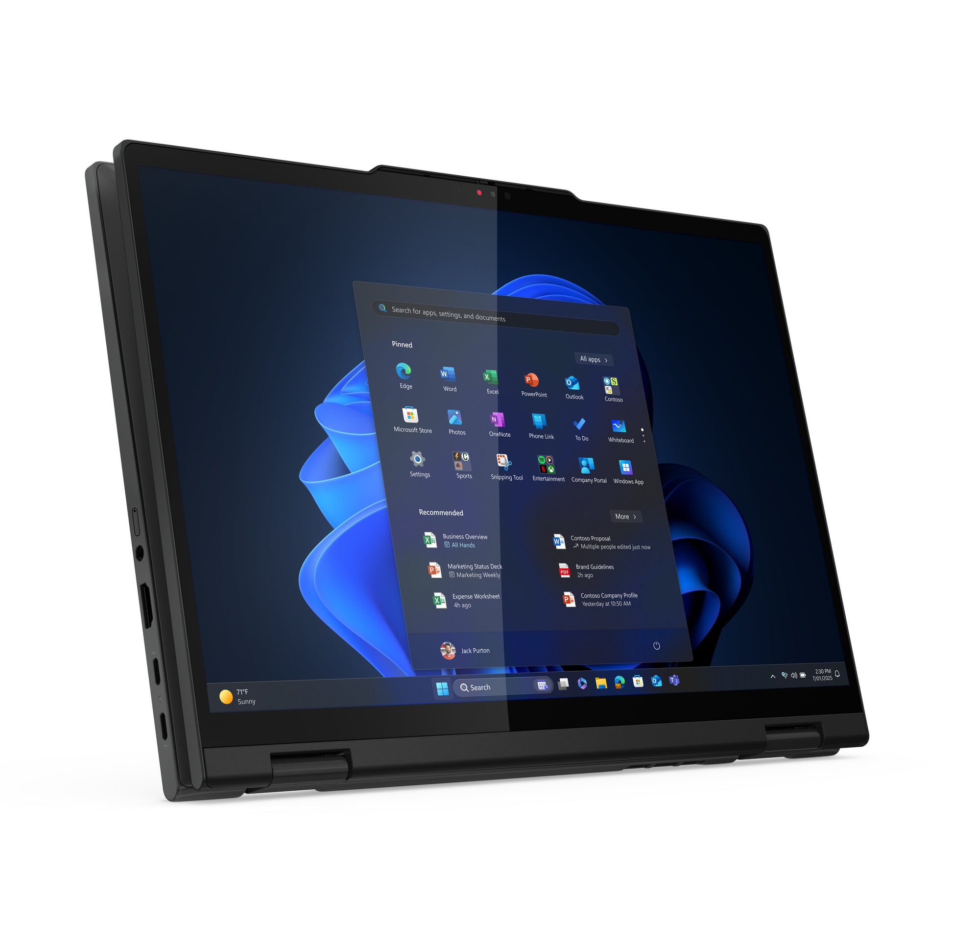 Lenovo ThinkPad T14s 2-in-1 Gen 1 (Intel Core Ultra 7 255U, 14,0" WUXGA, 32 GB, 1 TB) – Windows 11 Pro