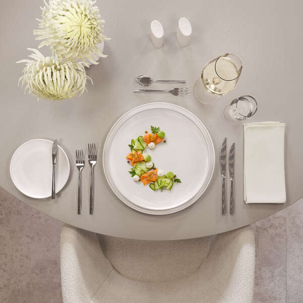 Villeroy & Boch Afina Gourmetteller – Ø 32,1 cm, H 2,8 cm, Porzellan, spülmaschinenfest, mikrowellengeeignet