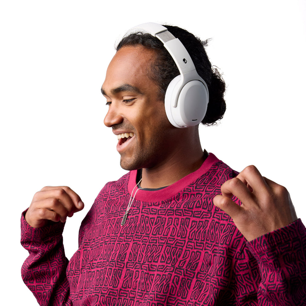 Skullcandy Crusher ANC 2 – Over-Ear Headset – Bluetooth, USB-C, ANC – Weiss – bis 60 h