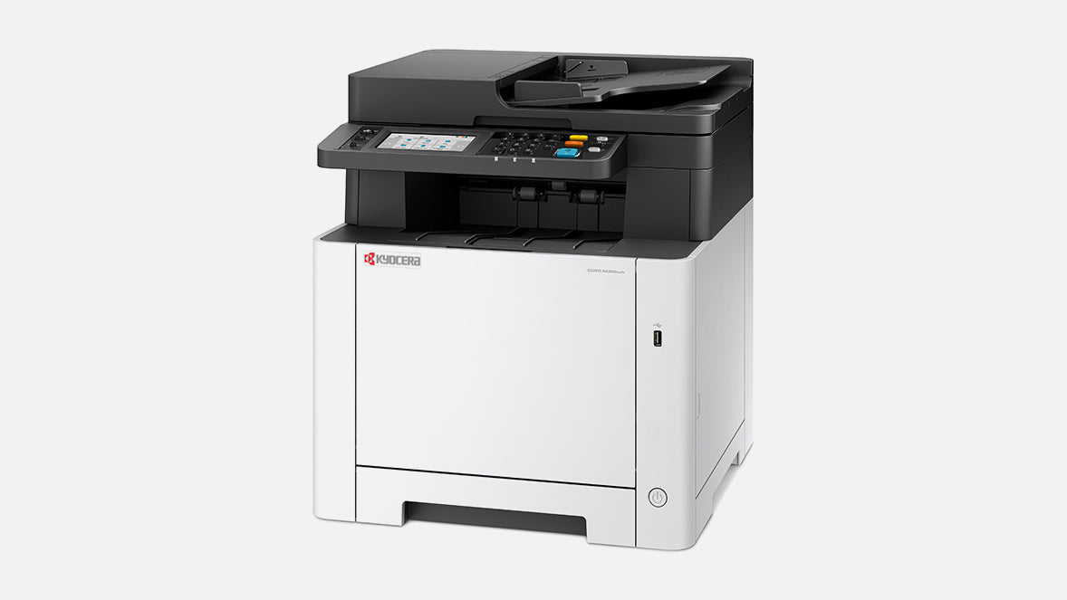 Kyocera ECOSYS MA2600CWFX – Farbiges Laser-MFP A4, 4-in-1 – USB/LAN/WLAN – Duplex, ADF – 26 Seiten/Min S/W