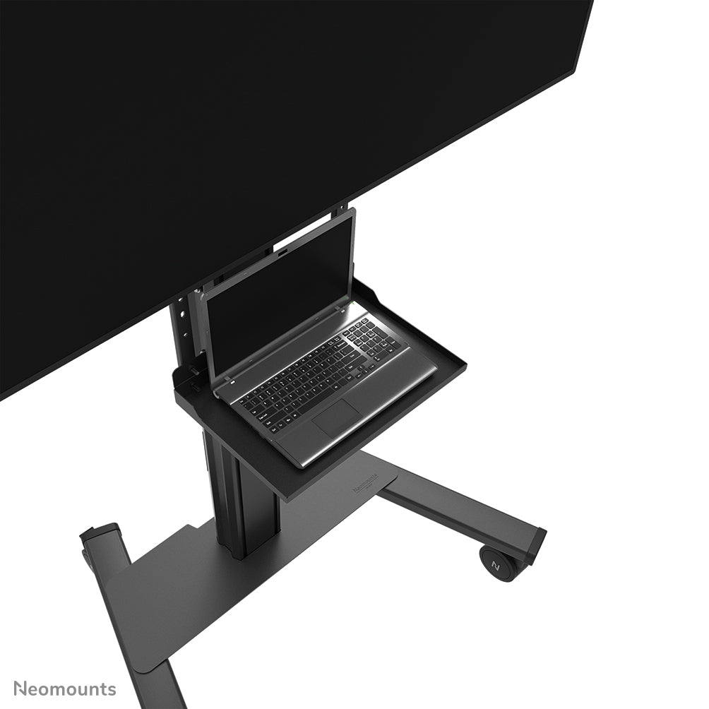 Neomounts AV45-500BL – Laptop-Tablar – für VESA 200×200–800×600 mm, 43–110", Schwarz, Stahl