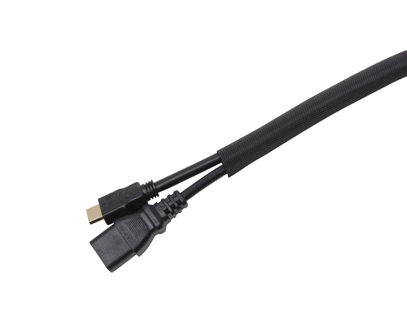 Vivolink Kabelhülse – ø10 mm × 25,00 m, Schwarz
