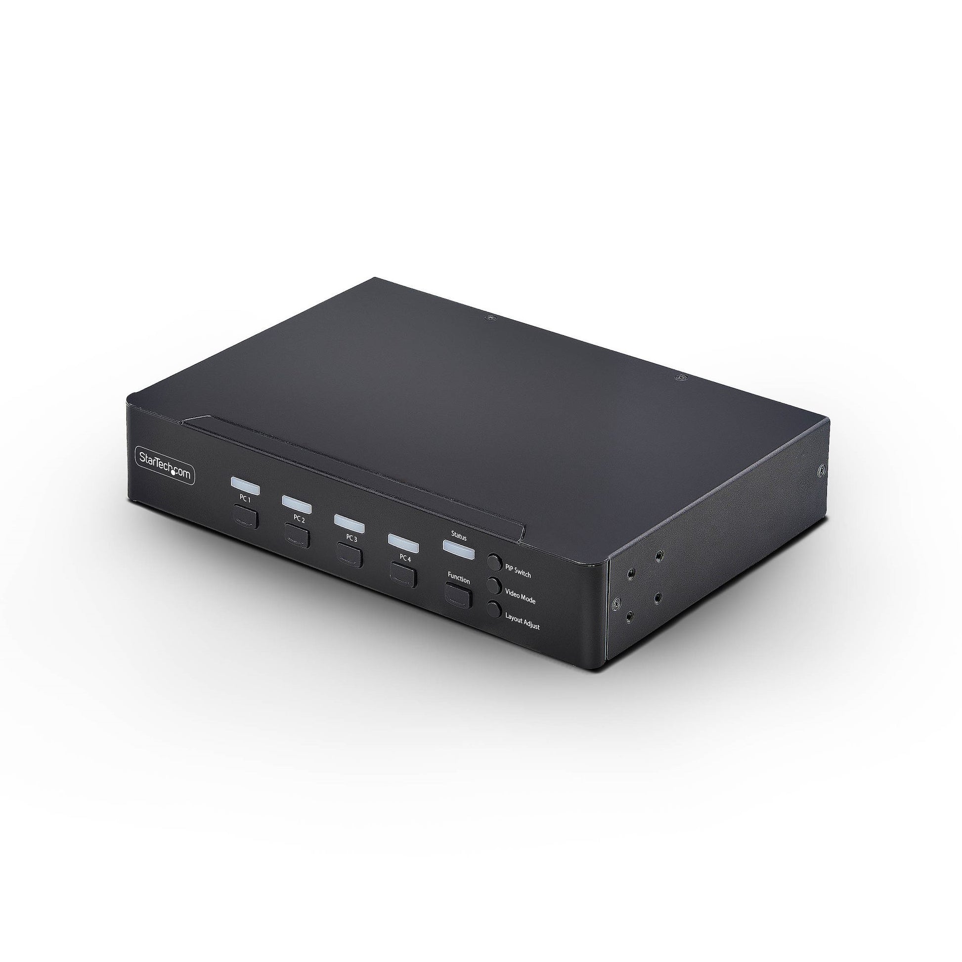 StarTech.com P4AD122M-KVM-SWITCH – 4-Port DP KVM-Switch – 4K/60 Hz, USB 3.0-Hub, Audio