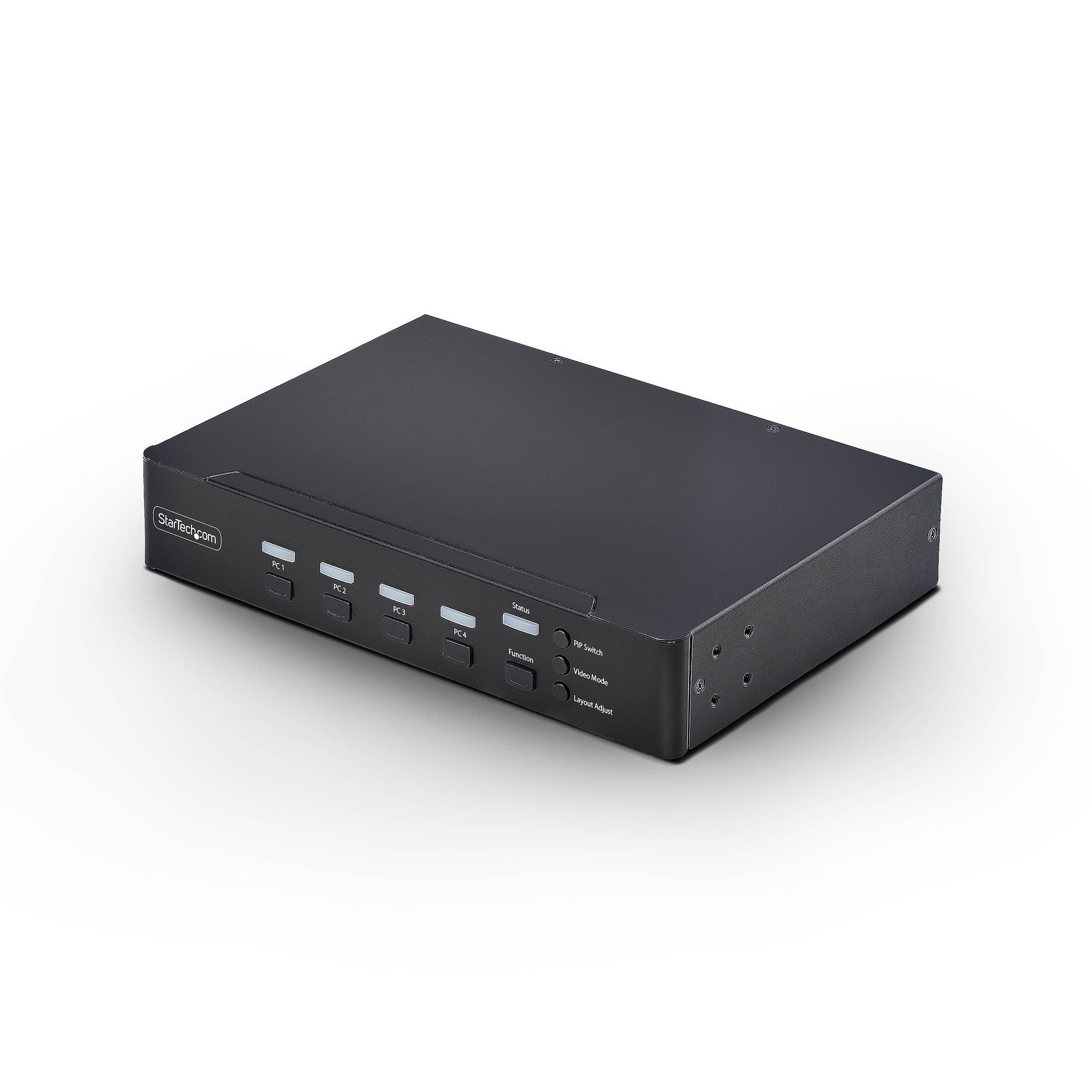 StarTech.com P4AD122M-KVM-SWITCH – 4-Port DP KVM-Switch – 4K/60 Hz, USB 3.0-Hub, Audio