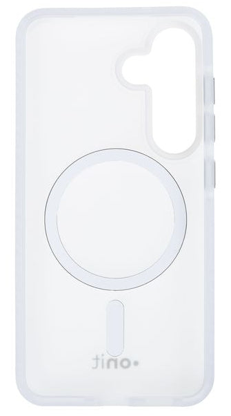 ONIT Mill.Std. Backcover – für Samsung Galaxy S25, MagSafe, PC+TPE+TPU, Weiss matt, bis 3 m Sturzschutz