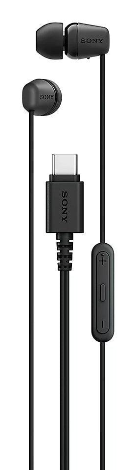 Sony IEREX15CB.CE7 – In-Ear Kopfhörer – geschlossen, USB-C, 1,2 m – schwarz