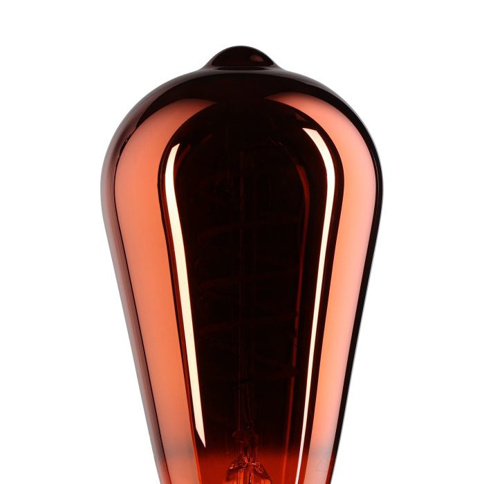 EGLO LED-Leuchtmittel E27 Globus – Warmweiss 2200 K, 500 lm, 4,9 W – IP20 – 1 Stk. – Kupfer/Glas – 110094
