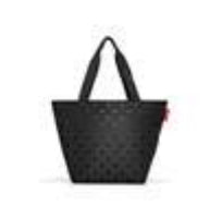 Reisenthel Stofftasche Polyester, Motiv Glossy Dots Schwarz, 510×305×260 mm