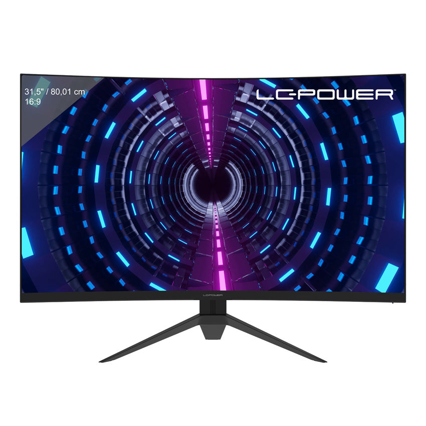 LC-Power LC-M32-QHD-165-C-V2 – Monitor, 31,5", 300 cd/m², Gebogen, FreeSync Premium, VESA 100 × 100, Schwarz