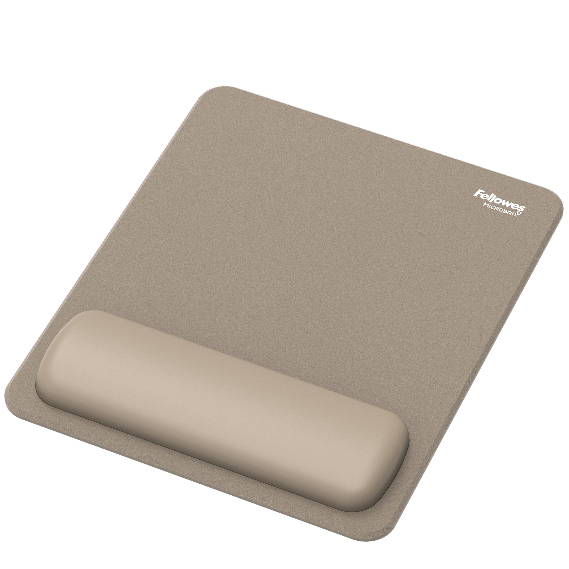 Fellowes Breyta – Mauspad mit Handgelenkauflage – Sand – 240 × 200 mm