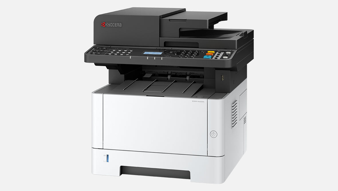 Kyocera ECOSYS MA3500FX – S/W Laser-MFP A5, 4-in-1 – LAN – Duplex, ADF – 35 ppm S/W