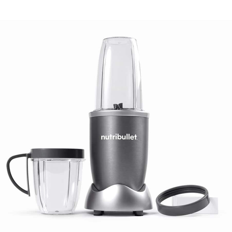 NutriBullet Smoothie-Mixer Original NB606DG – 525 ml, 600 W, spülmaschinenfest – dunkelgrau