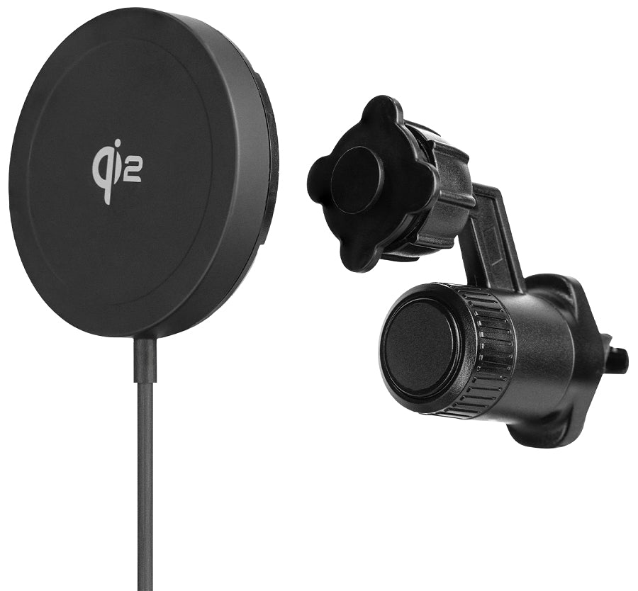Aqiila Magnetladegerät Kabelloses Ladegerät 15 W – Qi2, MagSafe-kompatibel – für Smartphones